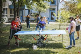 Führung und Boccia in der IWL gGmbH